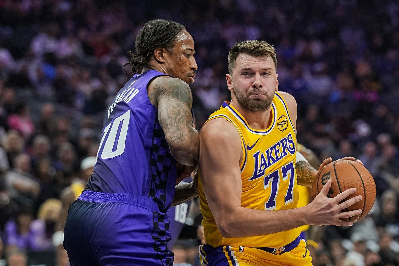 足球比分-42分7板8助4断，东契奇纪录夜空砍！湖人3连败两大短板已摆在明面